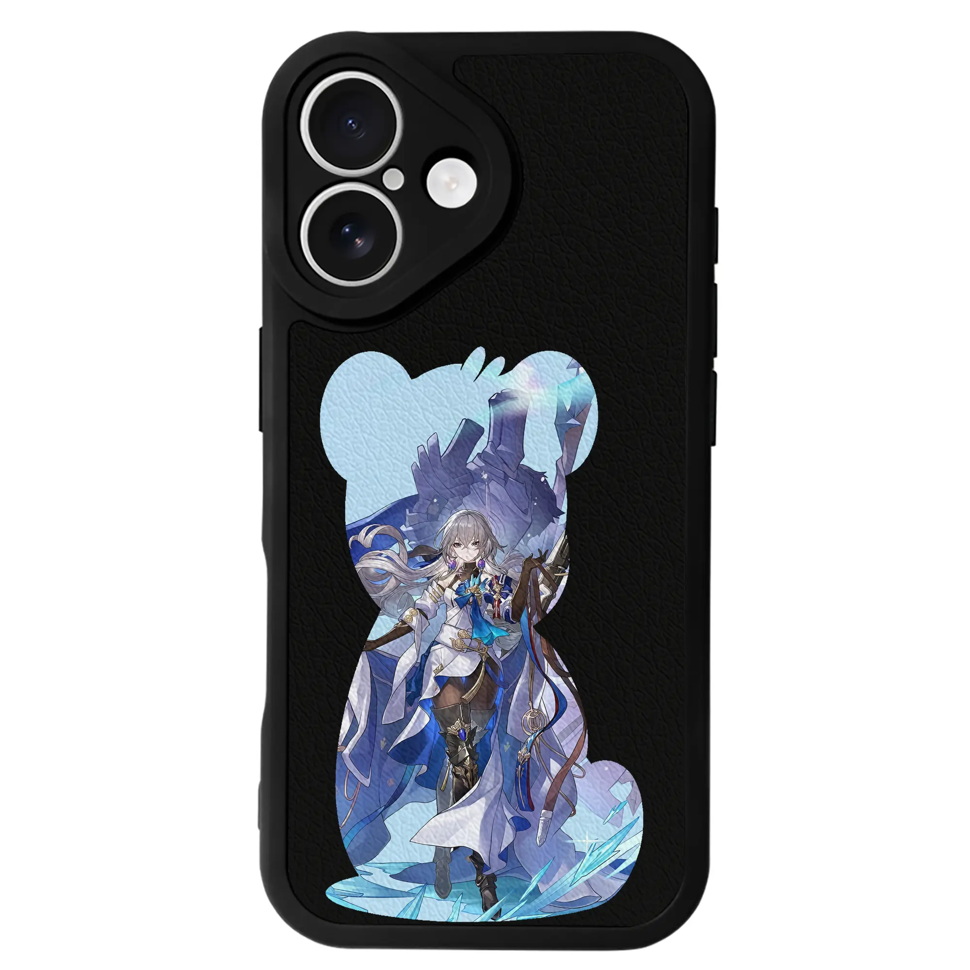 崩壊：スターレイル グッズ ブローニャ - IPhone 16シリーズ対応 ・ シリコンスマホケース ・ レザー調 ・ 高精度フィット ・ 耐衝撃 ・ ワイヤレス充電対応 ・ 精密カット